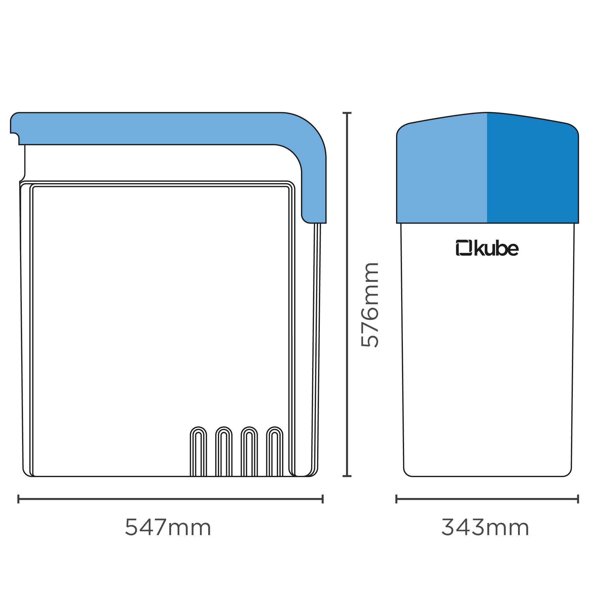 Kube II Non-Electric Water Softener